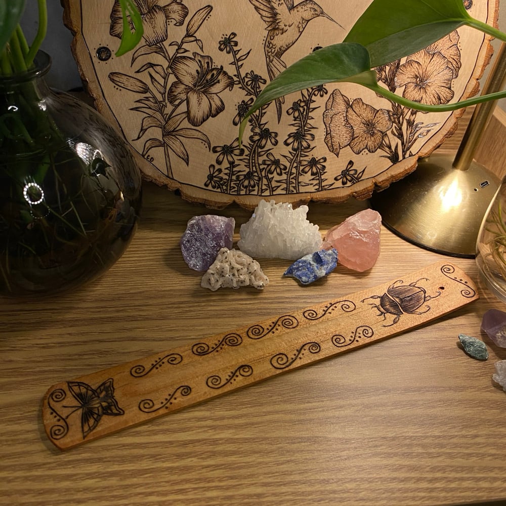 Image of Butterfly Beetle Incense Holder