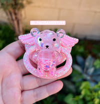 Sparkle Pink Bear Adult Pacifier