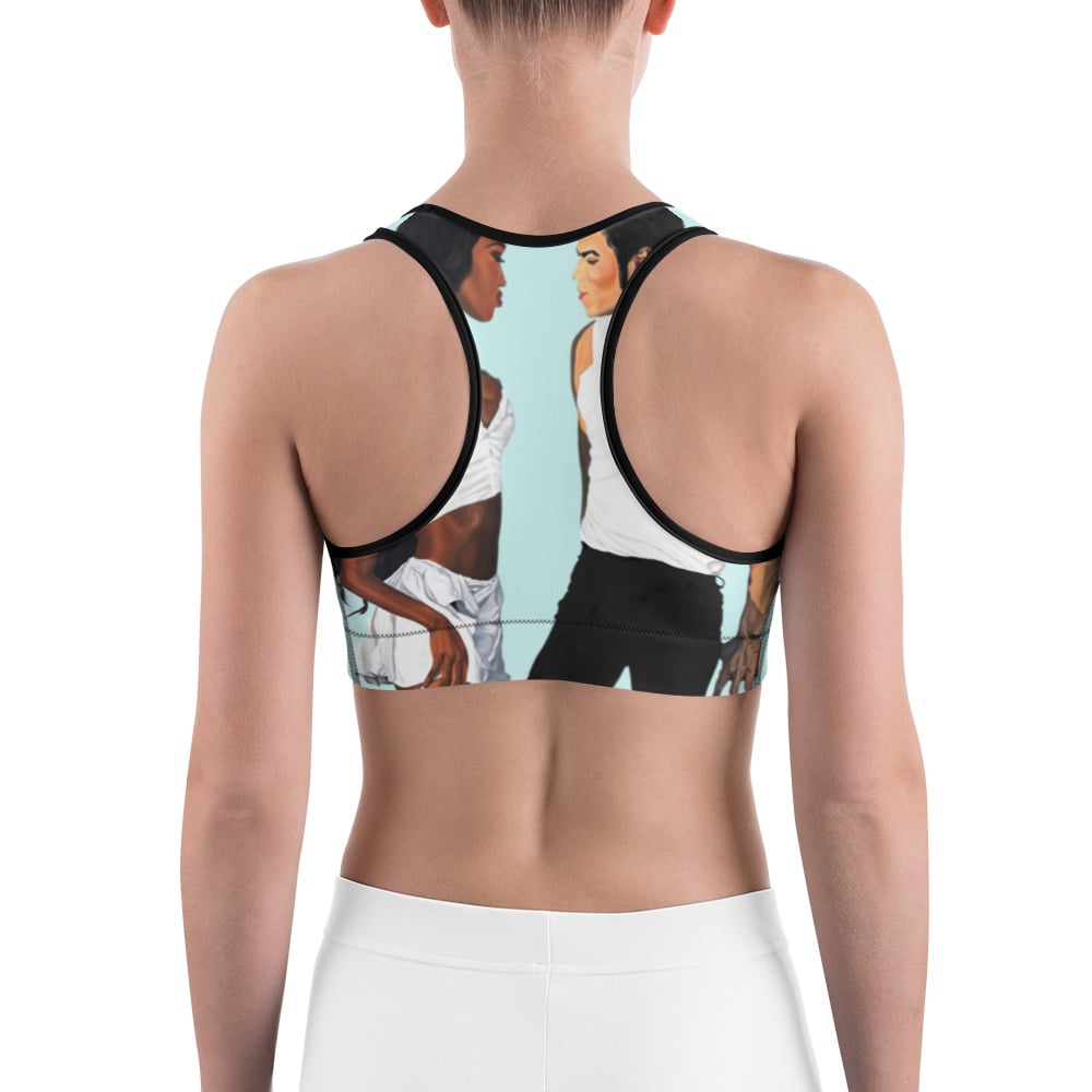 Icons Sports bra Blue | TANAE GUERRANT