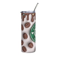 Image 2 of Caffeine Queen Stainless steel tumbler