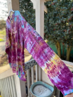 Image of 2XL Party At Your Own Pace Long Sleeve Tie Dye Shirt 2