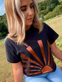 Image 3 of OVER & OUT sunset tee - adult 