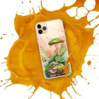 Image 4 of Colorful Mushroom/Fungus/Mycology Watercolor Painting Clear Case for iPhone®