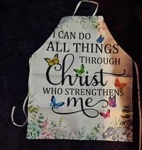 Image 2 of I Can Do All Things Through Christ Who Strengthens Me Cooking Apron 