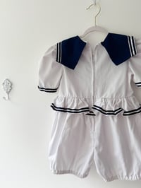 Image 3 of Nautical Romper - 3/4 years 