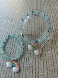 Image 3 of Rainbow charm bracelet 