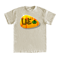 Image 2 of "LIVE AGAIN" TEE (CREME & WHITE)