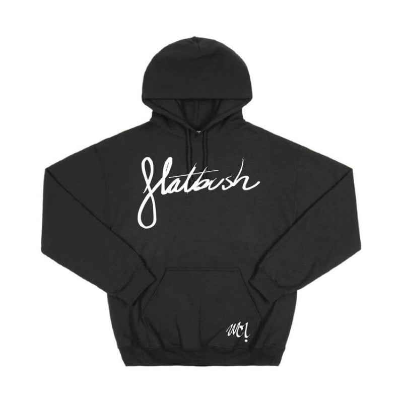 Image of Flatbush Signature Hoodie (Blk/Wht)