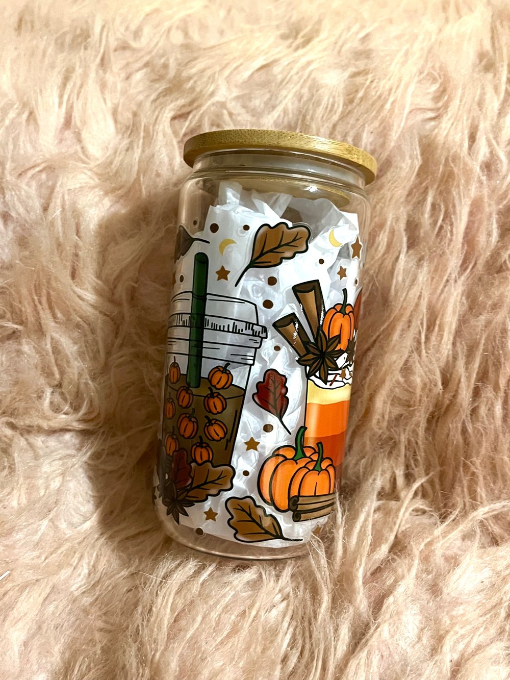 Image of Fall Glass Tumbler 