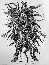 Demogorgon Relief Print