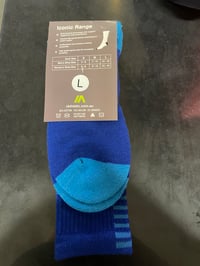 Image 2 of Plain Blue Socks 