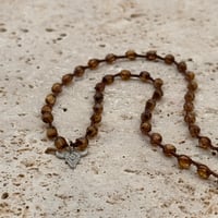 Image 1 of Silver Longhorn Skull Necklace