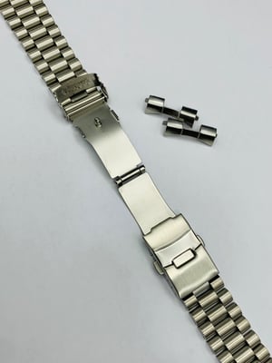 Image of 22mm Seiko president curved lugs stainless steel gents watch strap,New.(MU-21)