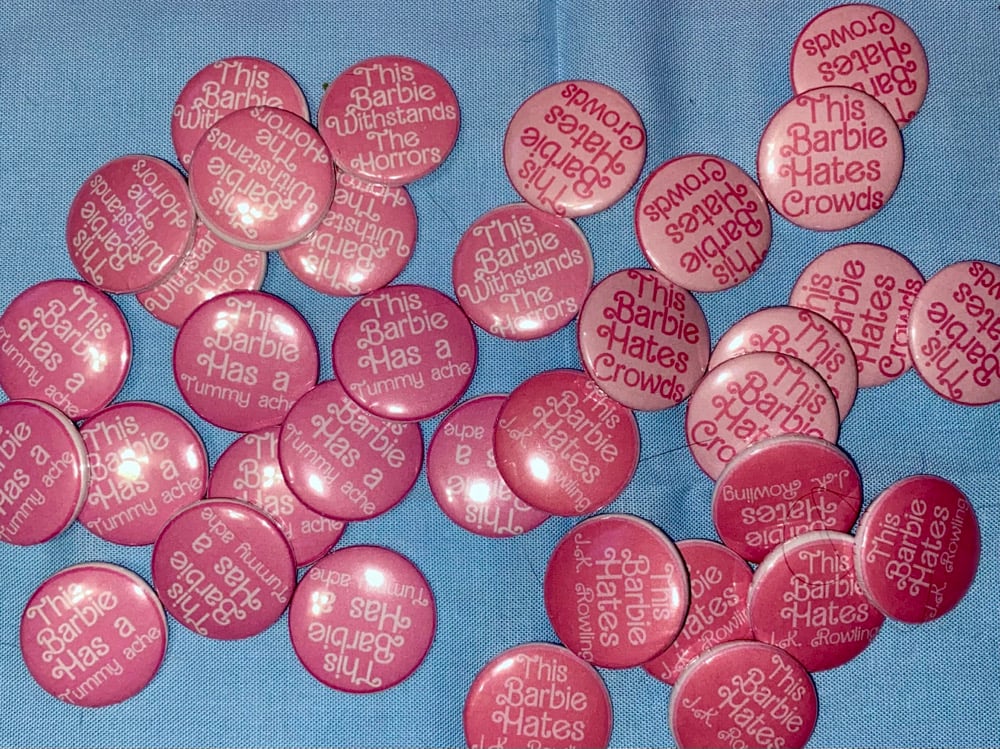 Image of Barbie Button Pins