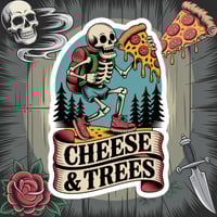 Image 3 of Cheese & Trees Vinyl Sticker