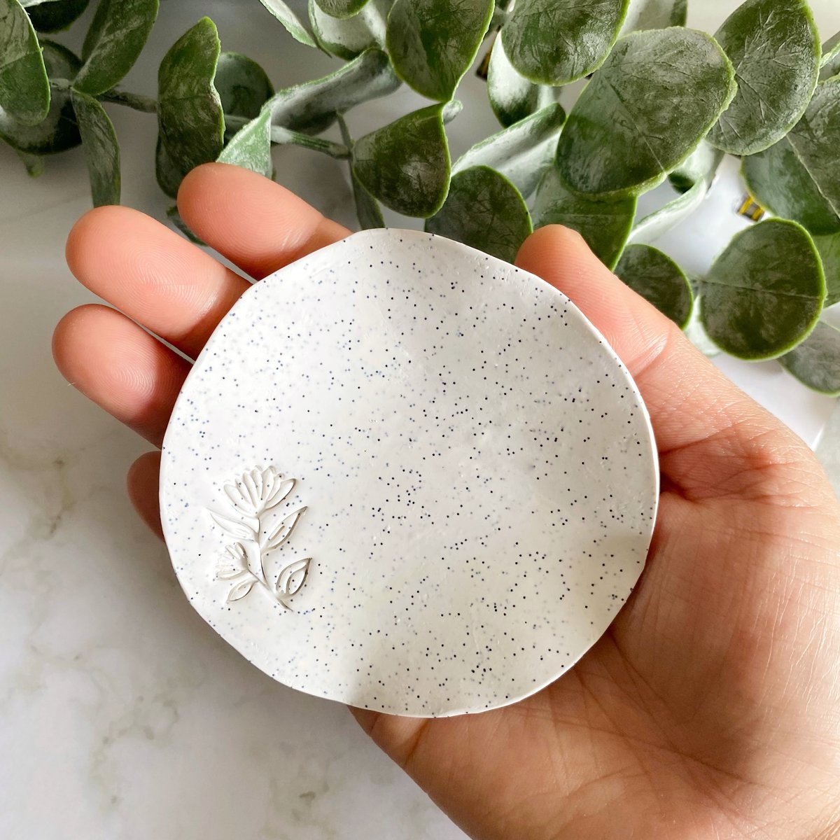Mini White Trinket Dish — LC Clay Co. Handmade Pottery Adelaide, SA