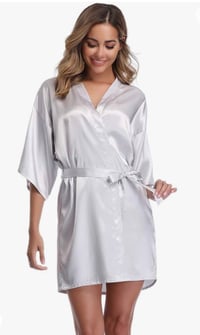 Image 5 of Personalized Women’s Satin Robe