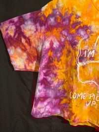 Image 2 of 2XL Mom I'm Scared Come Pick Me Up Crop Top Tie Dye Shirt
