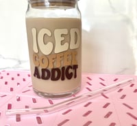 Image 1 of Iced Coffee Addict Glass Can 