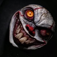 Image 1 of Handmade Pennywise Badge Reel Keychain 