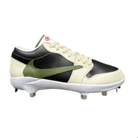 Image 1 of Men’s Jordan 1 Low “ TRAVIS SCOTT OLIVE GREEN” Cleats