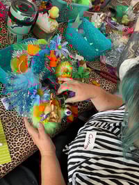 Image 3 of Friday Evening July 25th Halloween Wreath Making Class