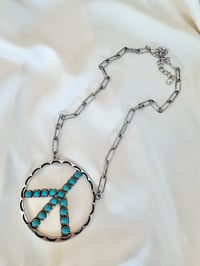 Image 5 of Silver Peace Necklace