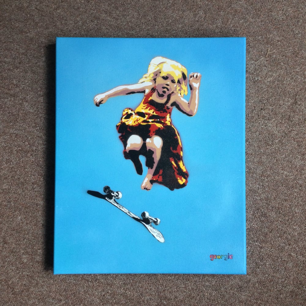 Image of Skater Girl canvas