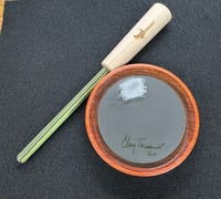 Image 1 of Paduak bronzed glass over gray slate double sider/ 2 piece webwood striker (glue together)