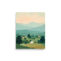 Image 2 of Farm Country Folk Art Landscape