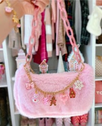 Image 2 of Pink Candycane Purse Chain