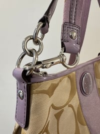 Image 7 of Coach Signature Stripe Demi 2-way Bag