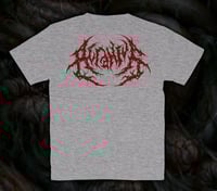 Image 1 of T-shirt "bordeaux on grey"