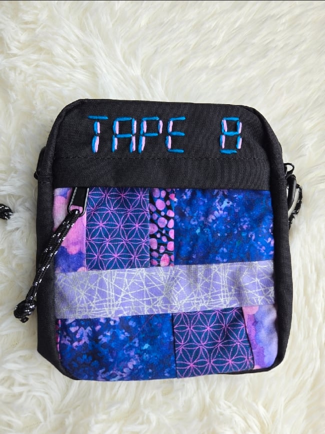 TAPE B Patchwork Crossbody Bag