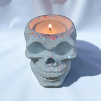 Image 2 of Mini Sparkle Skull - Glitter Resin Decor & Spooky Cute Gift