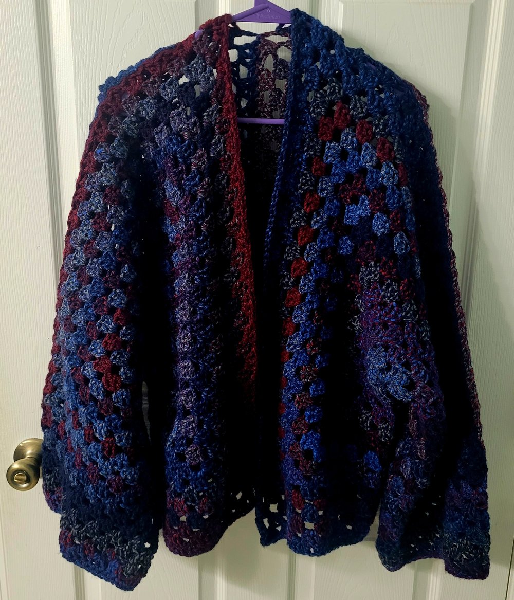 Image of Deap Sea Crochet Cardigan