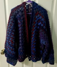 Deap Sea Crochet Cardigan