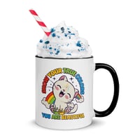 Image 3 of Show your True Colors Mug with Color Inside