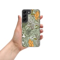 Image 11 of Art Nouveau Inspired Soft Multicolor Boho Floral Sketch Clear Case for Samsung®