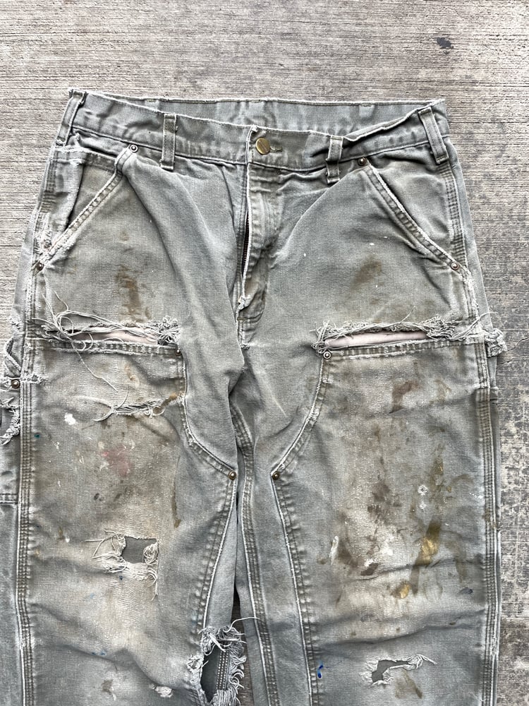 Image of Vintage Carhartt Double Knee Pants B136 MOS (2)