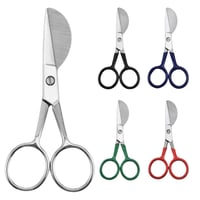 Image 11 of Duckbill Scissor Embroidery Art Craft Applique Stainless Steel Blade Sewing Fabric Rug-punch Carpet 