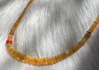 Image 9 of Yellow Ethiopian Opal Necklace