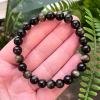 Image 1 of Obsidian Bracelet