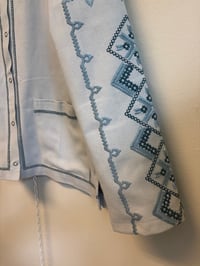 Image 4 of Simple shirt, blue (s/m)