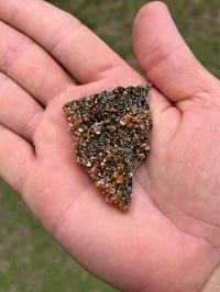 Image 8 of Vanadinite On Black Barite Specimen #2622