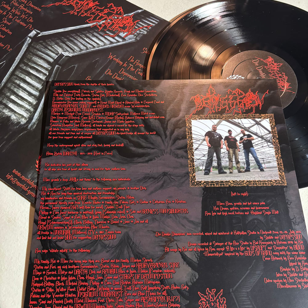 DEPRESSION - "Die Dunkle Dimension" 12" vinyl LP