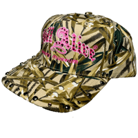 Image 1 of stillalive®️ memory.museum™️ studded CAP - pink 
