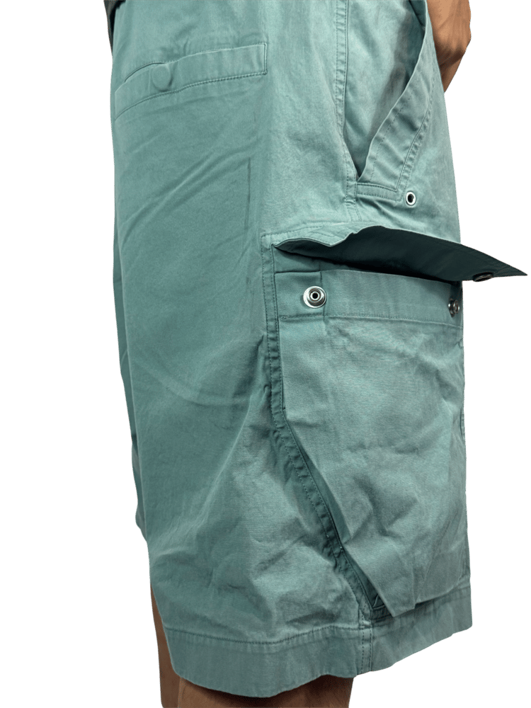 Image of Rick Owens SS25 Hollywood “Mouthwash” Cargo Bela Shorts