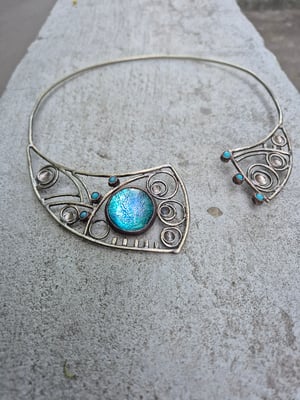 Blue necklace 