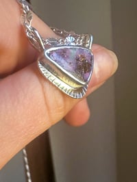 Image 2 of Spacey Boulder Opal Starburst Chain